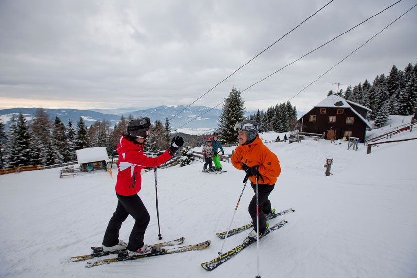 Skilift direkt vor der Haustür