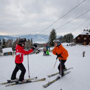 Skilift direkt vor der Haustür